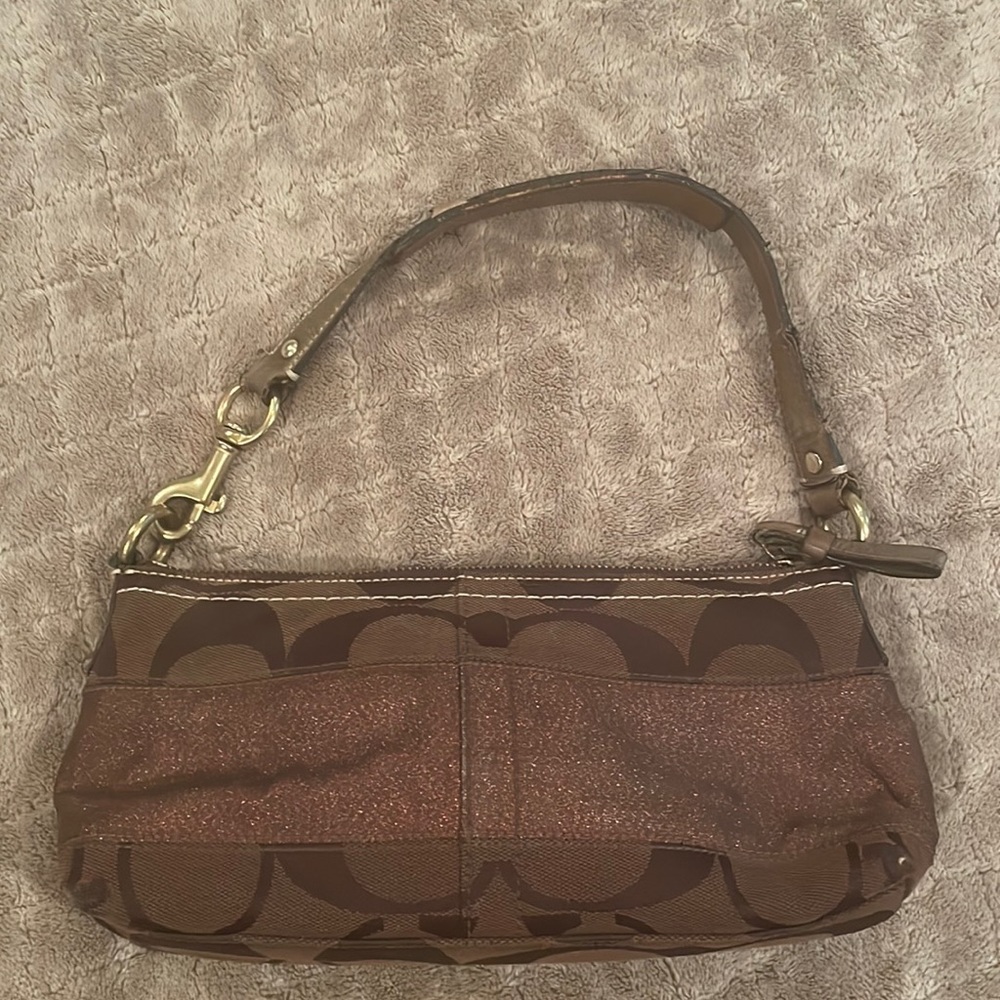 Coach small shoulder purse